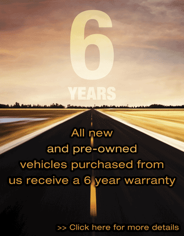 6 Year Warranty offer only available at Cartwright Motor Group
