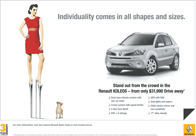 Renault Koleos Weird and Wonderful campaign