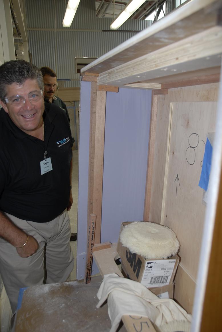 CEO TOny Russo excited to see MultiPanel in use at Viking Yachts USA