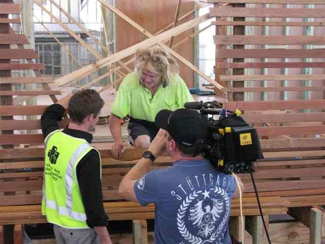 Production Hut team filming