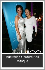 The Juice; Australian couture ball masque Gold Coast